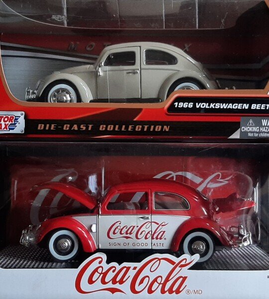 MODELO ESCALA 1/24 VW BEETLE ORIGINAL CON LICENCIA DE FABRICA