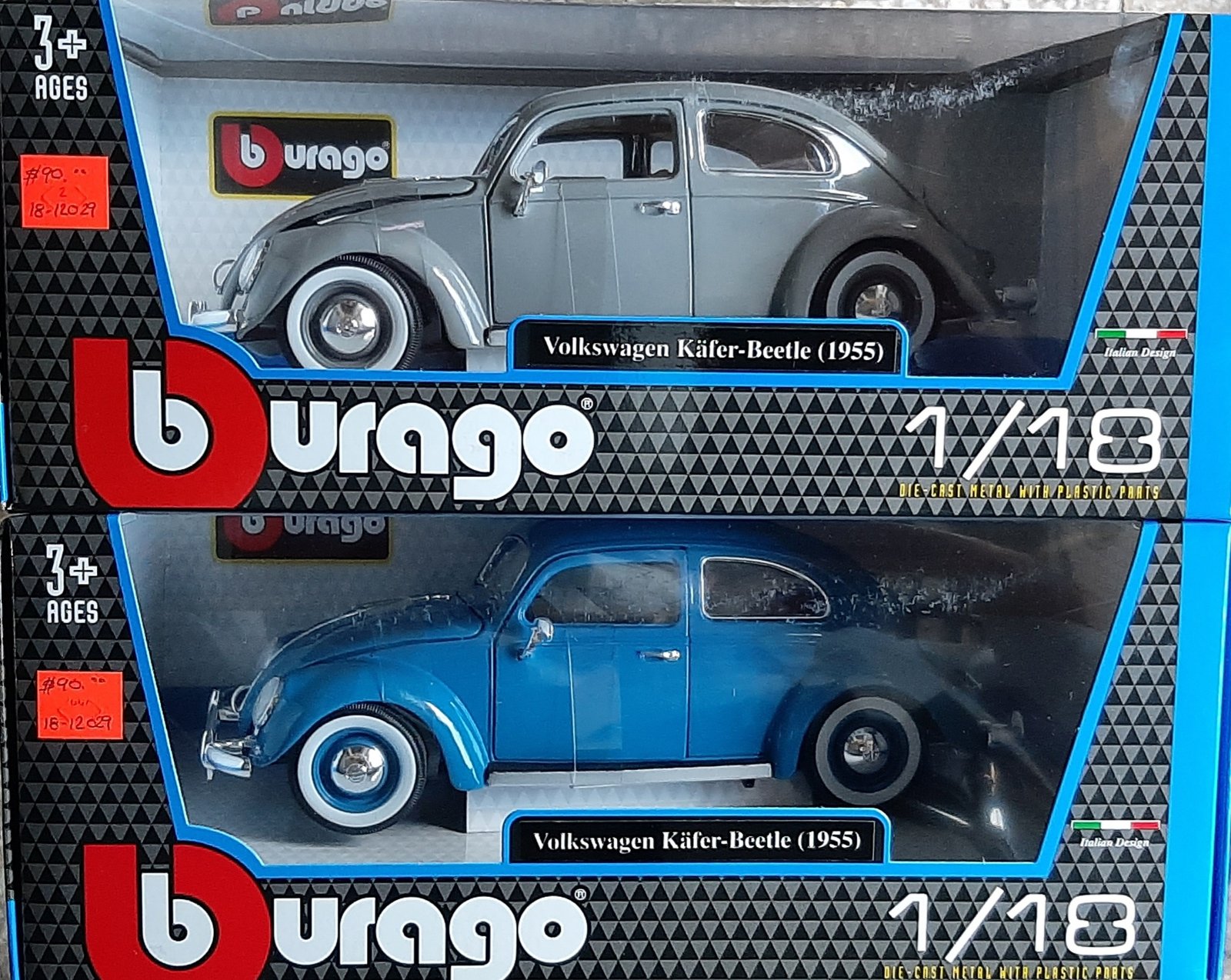 MODELO ESCALA 1/18 VOLKSWAGEN KAFER-BEETLE CON LICENCIA DE FABRICA