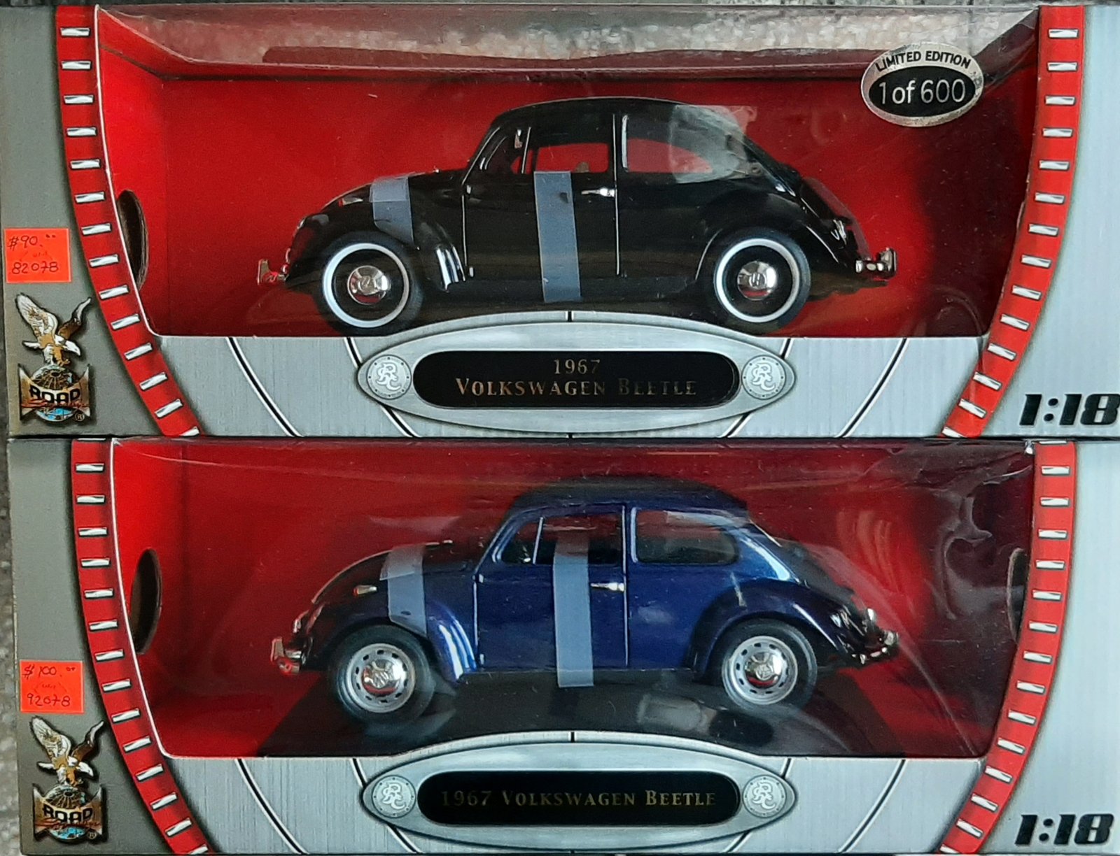 MODELO ESCALA 1/18 1967 VOLKSWAGEN BEETLE Limited Edition