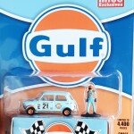 MODELO ESCALA 1/64 1967 AUSTIN MINI COOPER GULF RACING / MIJO EXCLUSIVE