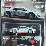 MODELO ESCALA 1/64 HONDA ACURA NSX GT3 GULF RACING / MIJO HOBBY EXCLUSIVE