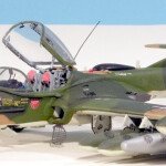 MODELO A ESCALA 1/72 A37B DRAGONFLY DE FUERZA AEREA DE EL SALVADOR (FAS)