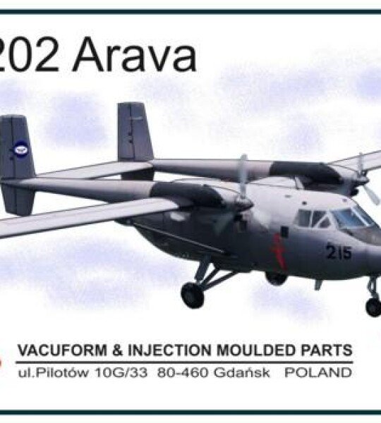 MODELO A ESCALA 1/72 IAI 202 ARAVA FUERZA AEREA DE EL SALVADOR