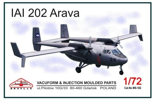 MODELO A ESCALA 1/72 IAI 202 ARAVA FUERZA AEREA DE EL SALVADOR