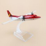 MODELO ESCALA 1/400 AVIANCA FOKKER F50 DE HERPA GERMANY , LIMITED EDITION