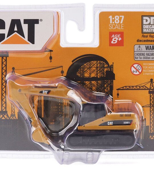 escala 1/87 Excavadora hidráulica Caterpillar 320DL DIECAST MASTERS