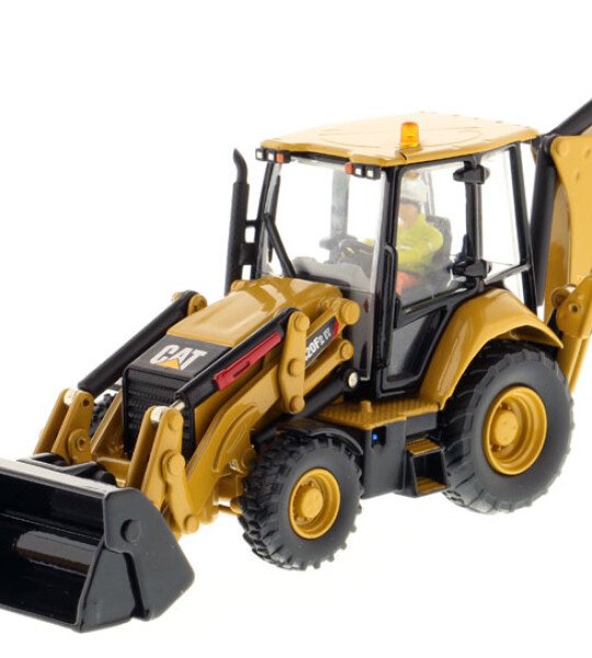MODELO ESCALA 1/50 Retroexcavadora Caterpillar 420F2 IT - Serie High Line DIECAST MASTERS