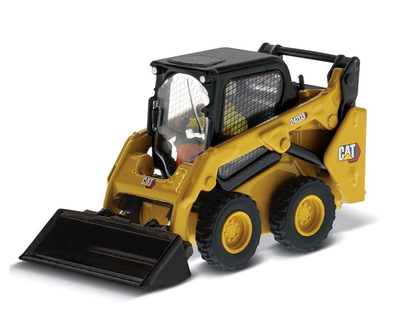 MODELO ESCALA 1/50 Caterpillar 242D3 Skid Steer Loader with Work Tools - MONTACARGA CAT