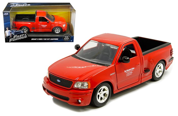 Jada 1:24 Brian’s Ford F150 SVT Lightning (Red) – Fast and Furious - RAPIDO Y FURIOSO