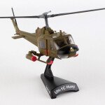 MODELO ESCALA 1/87 UH-1C US Army Huey Gunship - 1ST Cavalry Division