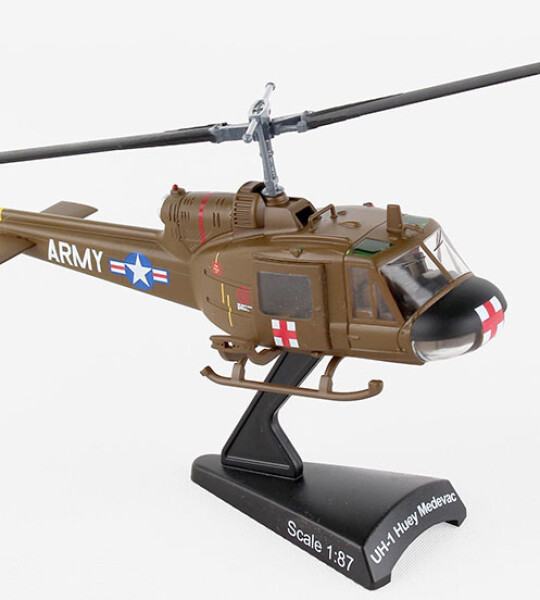 MODELO ESCALA 1/87 UH-1H US Army Huey Medevac