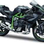 MOTO A ESCALA 1:12 Kawasaki Ninja H2 R (Dark Grey) -