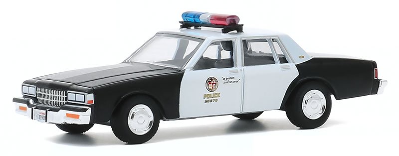 MODELO 1/64 Metropolitan Police - 1987 Chevrolet Caprice - Terminator 2: Judgement Day (1991) POLICIA