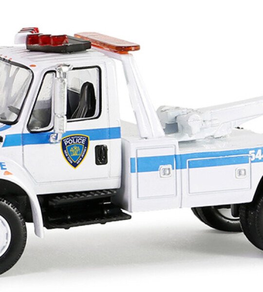 MODELO 1/64 Port Authority of New York & New Jersey Police - 2019 International Durastar 4400 Tow Truck - GRUA POLICIA