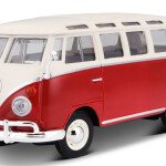 MODELO ESCALA 1/24 Volkswagen Van Samba in Red and White - Special Edition: