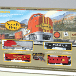 TREN ELECTRICO ESCALA HO - BACHMANN Santa Fe Flyer Train Set -- Santa Fe