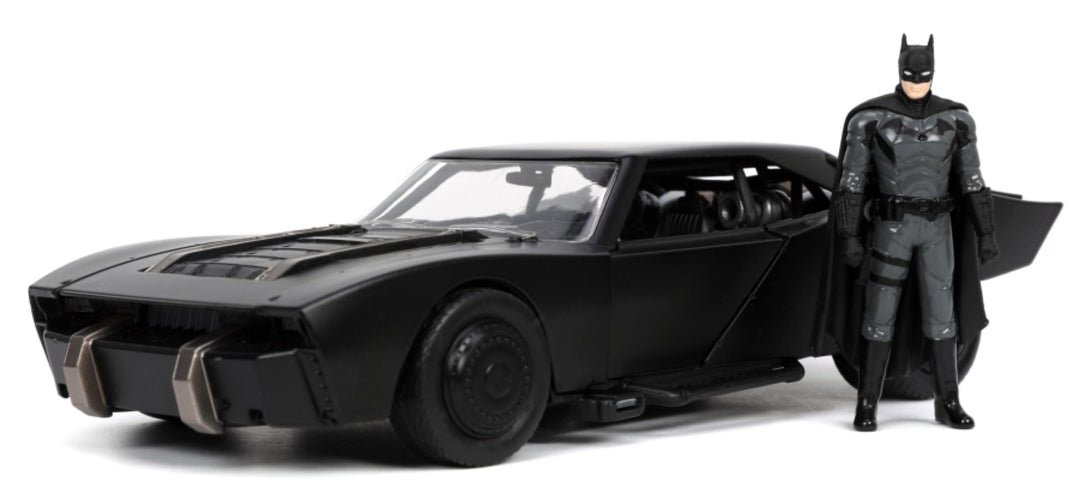 MODELO ESCALA 1:24 Hollywood Rides 2022 The Batman Batmobile & Batman Figure