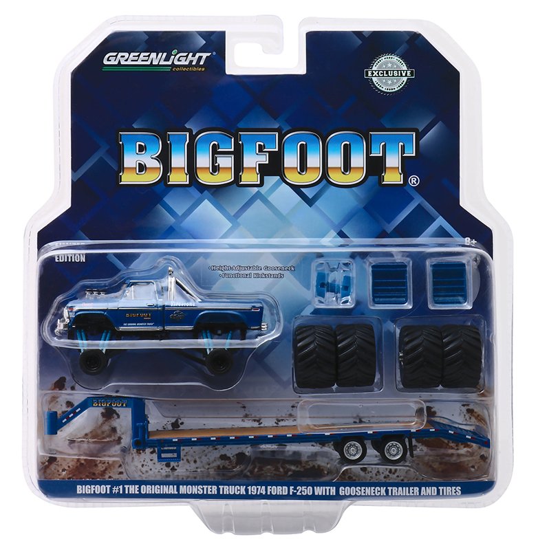 MODELO ESCALA 1/64 Bigfoot #1 The Original Monster Truck - 1974 Ford F-250