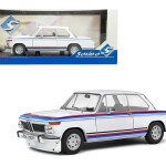 Solido 1:18 1971 BMW 2002 TII Turbo Evocation – White with Stripes - made in germany