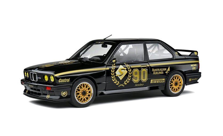 MODELO ESCALA 1/18 BMW E30 M3 SOLIDO 90TH ANNIVERSARY LIMITED EDITION 2022 - 1990