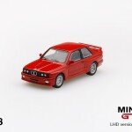 MODELO ESCALA 1:64 MiJo Exclusives - BMW M3 E30 (Henna Red)(LHD) - USA Exclusive - Limited to 2400 pieces