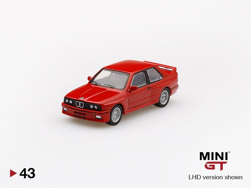 MODELO ESCALA 1:64 MiJo Exclusives - BMW M3 E30 (Henna Red)(LHD) - USA Exclusive - Limited to 2400 pieces