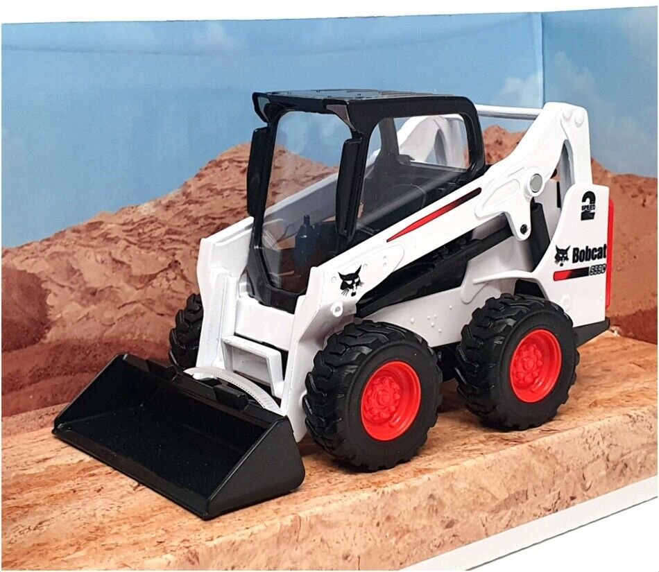 MODELO Bburago Bobcat S5900 Skid Steer Loader with Grapple 4.5″ – Farm