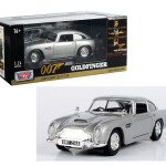 MODELO ESCALA 1:24 Aston Martin DB5 (Silver) – James Bond Collection – Goldfinger 007