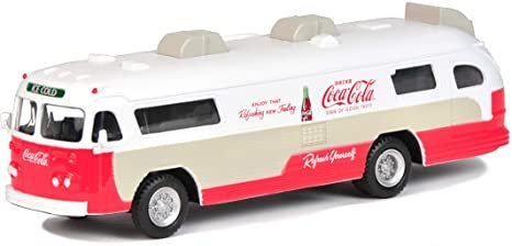 MODELO ESCALA 1:64 Coca-Cola 1960 Flxible Starliner Bus