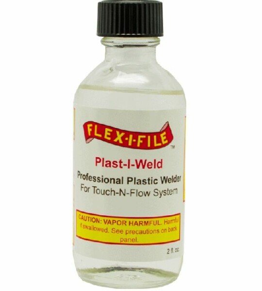 PEGAMENTO LIQUIDO  Flex-I-File Touch-N-Flow Work Base and Plast-I-Weld Liquid Cement 2oz