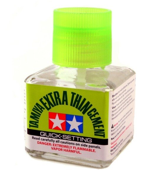 PEGAMENTO EXTRA DELGADO PARA MODELISMO Extra-Thin Cement MADE IN JAPAN