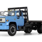 MODELO ESCALA 1/64 DCP ORIGINAL REPLICA 1970's Chevrolet C-65 Flatbed Truck in Blue