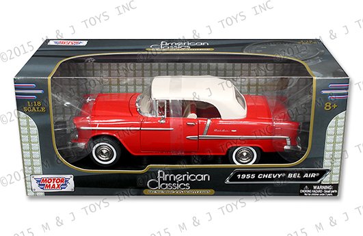 MODELO ESCALA 1:18 American Classic 1955 Chevrolet Bel Air