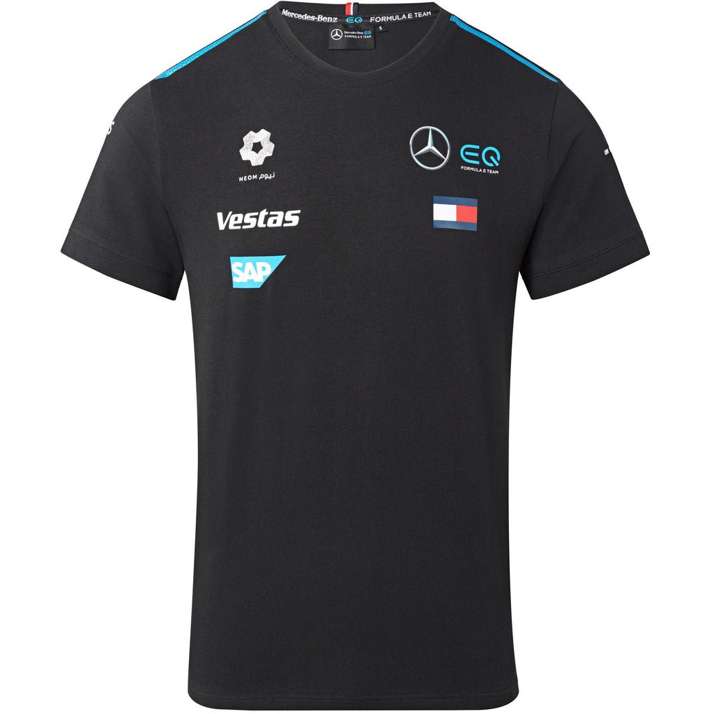 CAMISETA OFICIAL Mercedes-EQ Formula E 2021 Men's Team T-Shirt -Black MEDIUM / LARGE