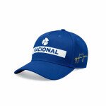 GORRA OFICIAL Ayrton Senna Replica Nacional Baseball Hat- Blue