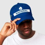 GORRA OFICIAL Ayrton Senna Replica Nacional Baseball Hat- Blue