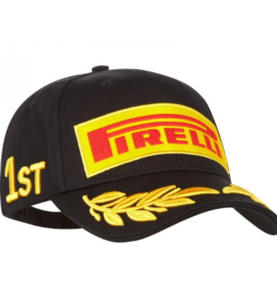 GORRA OFICIAL PIRELLI PODIUM 1ST PLACE HAT- BLACK