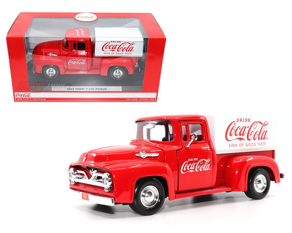 Motor City Classics 1:24 1955 Ford F-100 Pickup Coca-Cola Tarpaulin