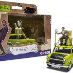 MODELO ESCALA 1/36 Mr Bean - Mini with Chair and Mr Bean Figure on Top - 'Do-It-Yourself Mr. Bean’