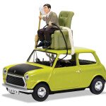 MODELO ESCALA 1/36 Mr Bean - Mini with Chair and Mr Bean Figure on Top - 'Do-It-Yourself Mr. Bean’