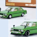 MODELO ESCALA 1/64 TOYOTA COROLLA E70 - JAPAN