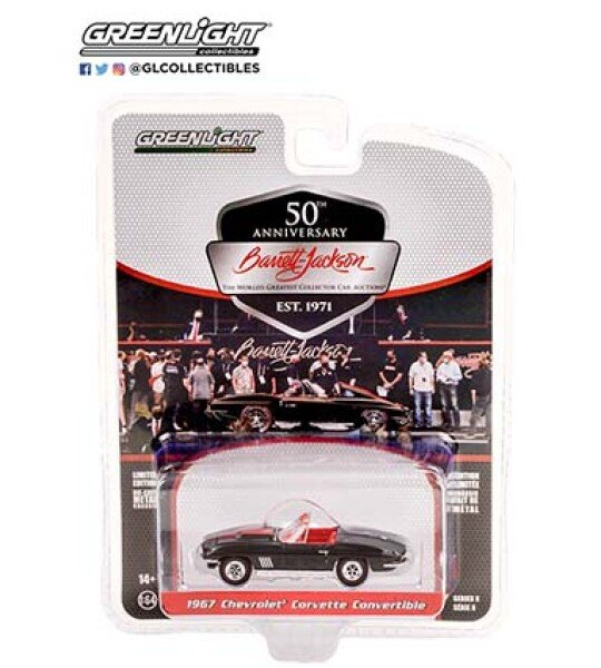 MODELO ESCALA 1:64 Barrett-Jackson Ser 8 Chevy 1967 Corvette Conv