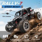 DEERC 207E High Speed Remote Control Truck, Brushless Motor PICKUP JEEP RADIO CONTROL 4X4