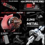 DEERC 207E High Speed Remote Control Truck, Brushless Motor PICKUP JEEP RADIO CONTROL 4X4