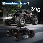 DEERC 207E High Speed Remote Control Truck, Brushless Motor PICKUP JEEP RADIO CONTROL 4X4