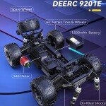 DEERC 9201E High Speed Remote Control Truck - PICK UP 4X4 RADIO CONTROL TODO TERRENO