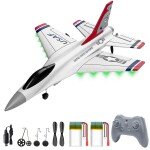 DEERC F16 Thunderbird 3CH Remote Control Aircraft - AVION JET RADIO CONTROL