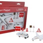 AVION A ESCALA EMIRATES SMALL PLAYSET - SET COMPLETO