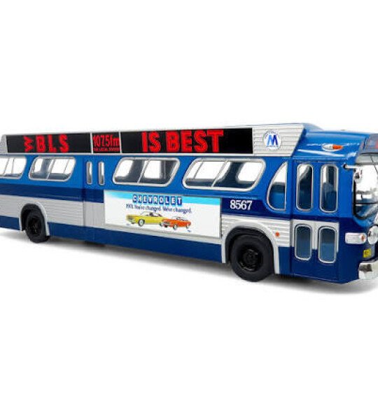 Autobús de tránsito GM TDH-5303 1963 1:43 MTA New York City Iconic Replicas BUS