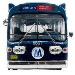 Autobús de tránsito GM TDH-5303 1963 1:43 MTA New York City Iconic Replicas BUS